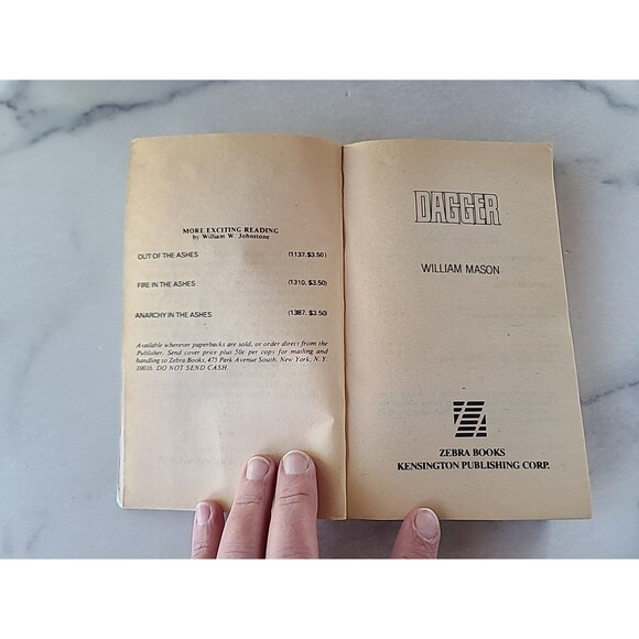 Dagger By William Mason Paperback - Picture 3 of 10